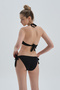 Siyah Bağcıklı Bikini Alt - 2