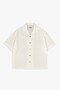 Ecru Boxy Oversize Linen Men's Shirt - 2