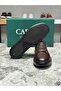Genuine Leather Brown Handmade Casual Sneaker Men's Shoes 02-208 - 5