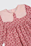 Baby Girl Floral Patterned Pink Dress - 4