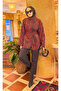 Piped Ethnic Pattern Quilted Jacket -11 - 4