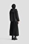 New Season Hooded Patterned Sweatshirt and Pleated Skirt with Elastic Waist Top and Bottom Set - 6