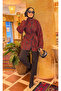 Piped Ethnic Pattern Quilted Jacket -11 - 3