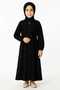Medina Silk Elastic Waist Lace-Up Children's Ferace - 3