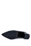 Women's Genuine Leather Black Classic Shoes - 4