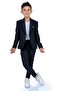 Boy's Pants Suit Jogger Sports Combination Formal Casual