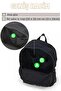 7054 New North Dokato Black Canvas Cotton School 15.6'' Laptop Notebook Travel Backpack - 4