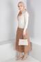 BELTED ZIPPERED SKIRT 60326 - 2