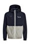 Jack&jones Hooded Navy Blue Men's Jacket12200208