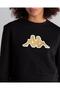 Logo Bautista Women's Black Regular Sweatshirt - 3