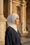 Navy Blue - 100% Cotton Pocketed Belted Women's Hijab Kimono 1166-Tes - 4