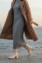 Women's Below Knee Patent Leather Cream Heeled Shiny Detailed Zippered Long Boots - 6