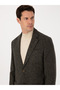 Khaki Slim Fit Wool Blended Sports Jacket 50272700-Vr027 - 2