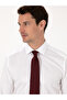 White Slim Fit 100% Cotton Half Italian Collar Classic Shirt 50318216-Vr013 - 2
