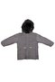 Boy's Smoke Color Hooded Hike Coat