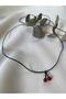 Adjustable Green Parachute Cord Cherry Necklace,Choker - 5