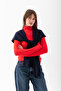 Square Patchwork Scarf - Sports Knitwear Knitted Shoulder Scarf |   Unisex Boho Shawl - Scarf - 5