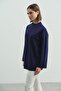 Oversize Basic Sweatshirt 980 Sax - 2