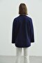 Oversize Basic Sweatshirt 980 Sax - 3