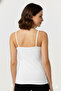 Women's White Thin Strap Tank Top - 2 Pack - 2
