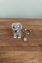 Transparent Dog Hair Storage Box - Pet Hair Keepsake Gift Keychain - 2