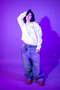 Shining Star Stone Print Oversize Unisex Premium White Hoodie - 6
