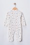 Baby Girl 2-Piece 100% Cotton Footed Romper Set - 4