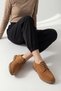 Women's Genuine Leather Oxford Shoes Lace-up Casual Shoes Allen Suede - 6