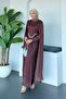 Janjan Evening Dress with Cape Plum - 3