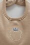 100% Cotton Very Cool 3-Piece Baby Bib Crml.One1874 Brown - 2