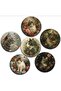 • “Set of 6 Colorful Cat-Themed Coasters – with Protective Box” - 3