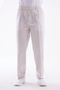 Men's Comfortable Fit Elastic Waist Linen Hajj and Umrah Shalwar Trousers Cream