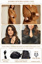 Plush Faux Fur Oversleeve Fluffy Cuff Wristband - Vegan Astragan Black - 3