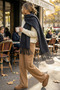 Klein Soft Touch Tassel Detailed Wool Textured Premium Fringed Scarf (195 X 45 cm)
