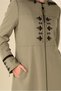 معطف مطرز بغطاء للرأس 1315 - 4