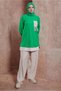 Tasseled Detail Sweatshirt Tunic 44559 - 2