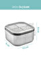 4 Compartment Spice Rack with Spoon and Lid Suitable for Tabletop Use Spice Rack - 4