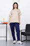 Stone Embroidered Short Sleeve Modal T-Shirt - 6