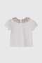 Liberty Fabric Collar Ruffle Detailed Girl's T-Shirt - 4