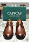 Genuine Leather Tan Color Handmade Classic Men's Shoes 2915-02-m - 4