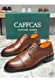 Genuine Leather Tan Color Handmade Classic Men's Shoes 2915-02-m - 5