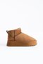 Mini Suede Sheepskin Thick Sole Women's Boots - 9