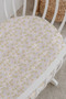 100% Cotton Poplin Mother's Side Crib Bedding Set 60X100 cm - Pastel Spring Flowers - 3