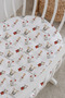 100% Cotton Poplin Baby Crib Bedding Set 80X120 cm - Pötikare Elmalar - 3