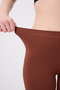Pereto Model Stitch-Free Lightweight Shaping / Sculpting Non-Marking Women's Boxer Brown Color - 4