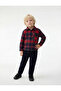 Basic Velvet Trousers with Tie Waist and Pocket Detail