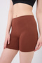 Pereto Model Stitch-Free Lightweight Shaping / Sculpting Non-Marking Women's Boxer Brown Color - 3