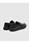 Genuine Leather Black Men's Casual Shoes - 3