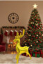 Small Gold Footed Deer Foil Balloon