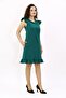 Ruffle Dress -green - 2
